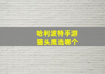 哈利波特手游 猫头鹰选哪个